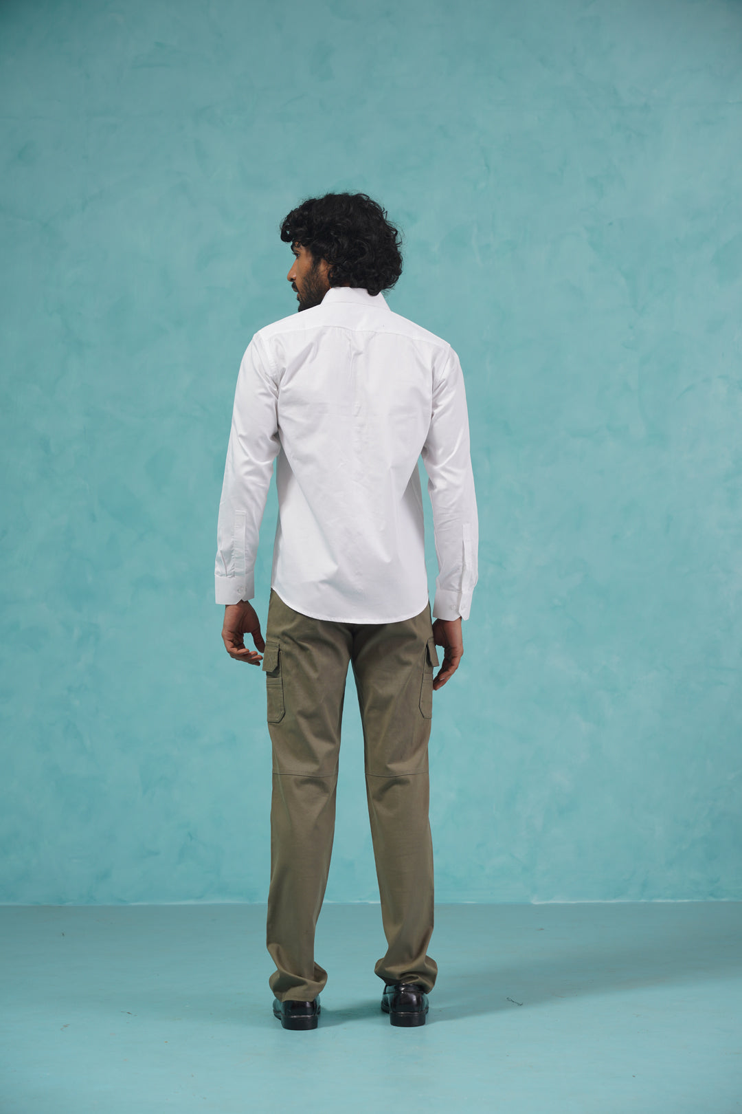 Men's Cotton Solid Formal Shirt's - White